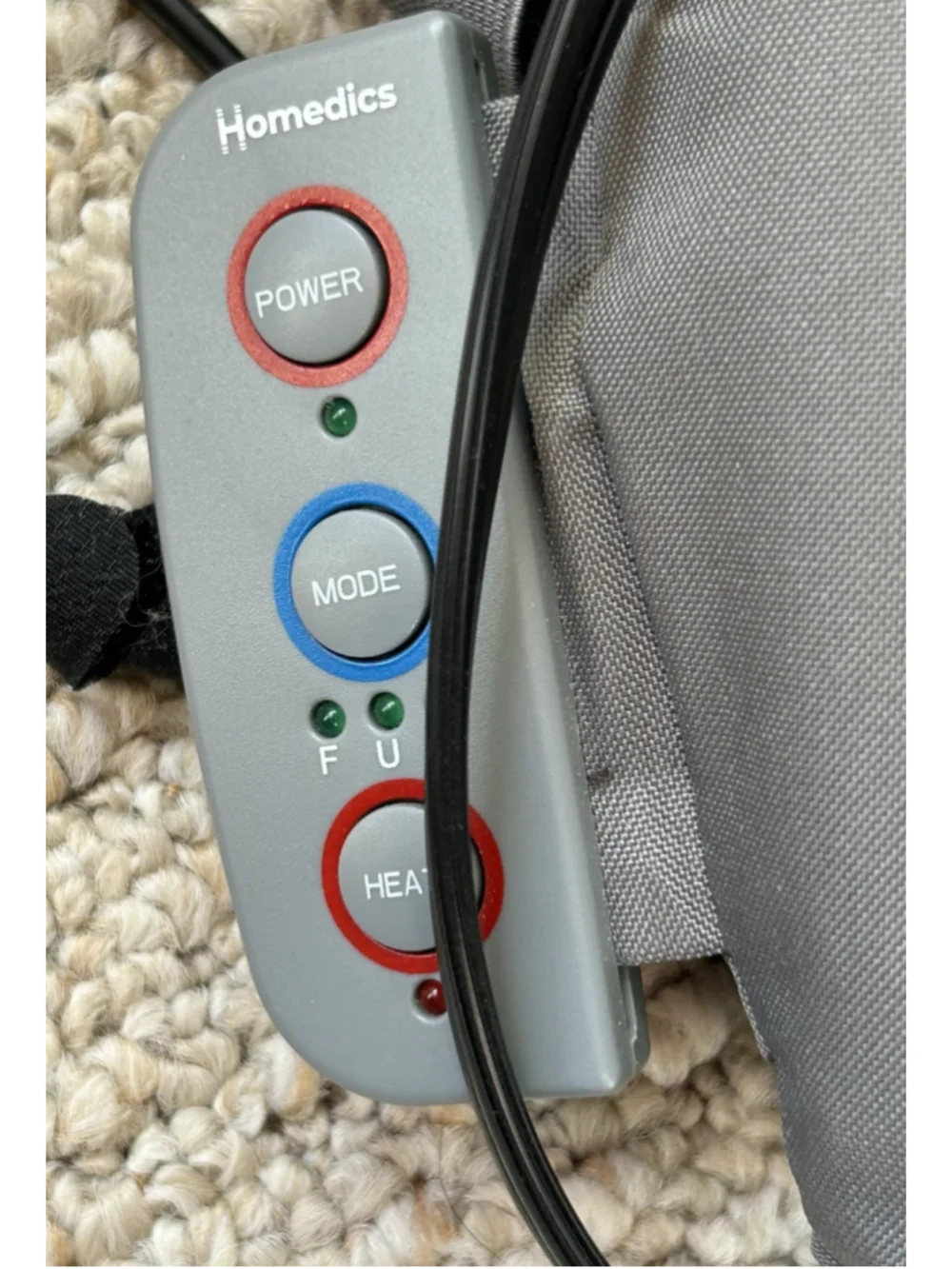 Homedics Shiatsu Back Massage Cushion with Heat, Deep-Kneading Therapy